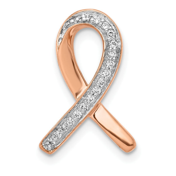 1/12 CTW Diamond Awareness Pendant-Chain Not Included in 14KT Rose Gold