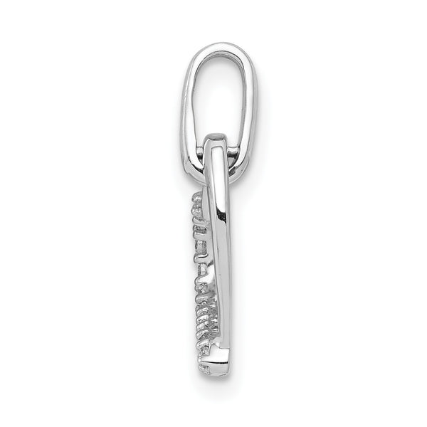 1/15 CTW Diamond Heart Pendant-Chain Not Included in 14KT White Gold