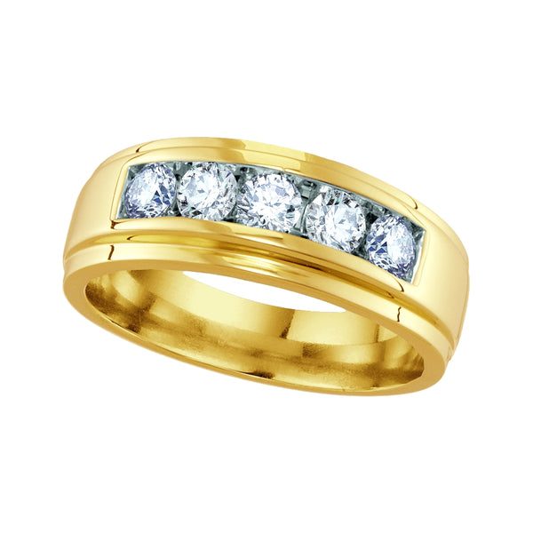1/2 CTW Diamond Wedding Ring in 10KT Yellow Gold