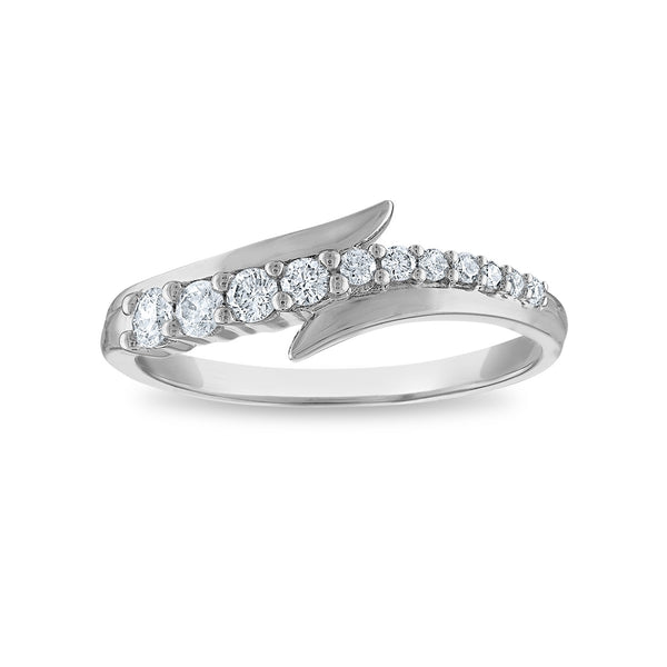 1/4 CTW Diamond Anniversary Ring in 10KT White Gold