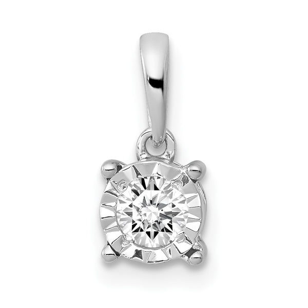 1/5 CTW Diamond Pendant-Chain Not Included in 14KT White Gold