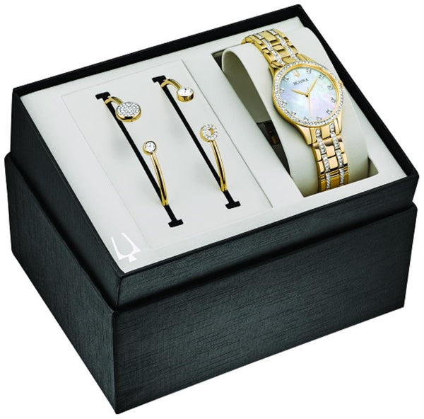 Bulova Round Dial Stainless Steel Watch Band; 98X119