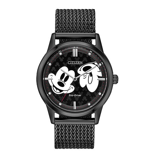 Citizen Disney Mickey Watch 40MM Dial Stainless Steel Mesh Band; FE7065-52W-MKY