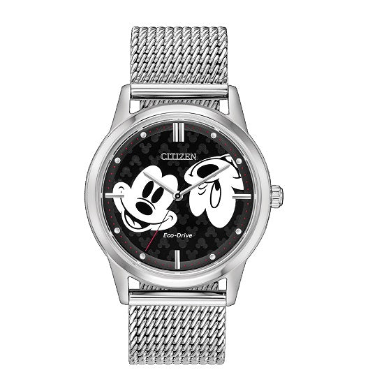 Citizen Disney Mickey Watch 40MM Dial Stainless Steel Mesh Band; FE7060-56W-MKY