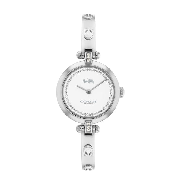 Coach Cary Crystal Accent 26MM Dial Stainless Steel Watch; 14504081