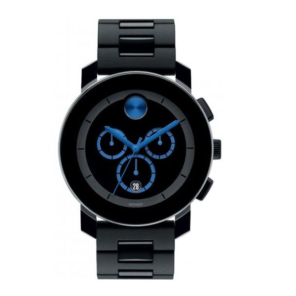 Movado with 43MM Black; 3600101