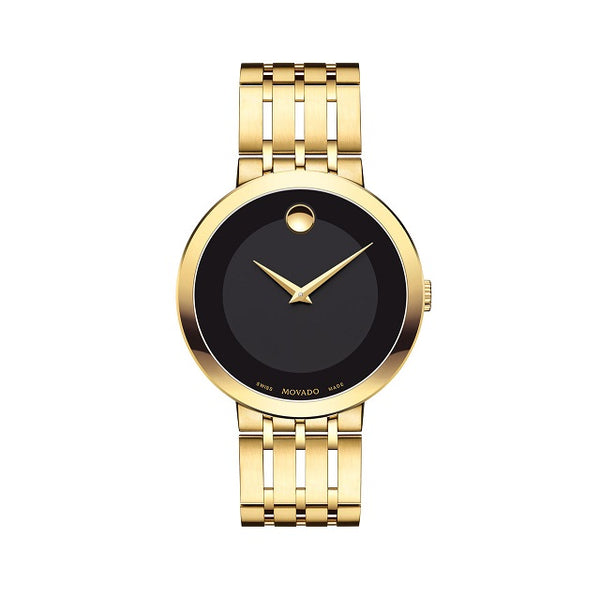 Movado with 39MM Black; 0607059