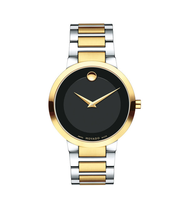 Movado with 39MM Black; 0607120
