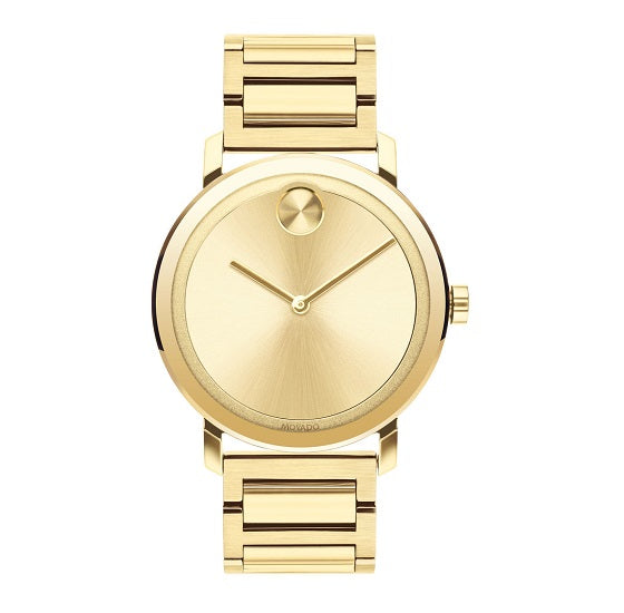 Movado BOLD Evolution 40MM Goldtone Stainless Steel Case & Bracelet; 3600508