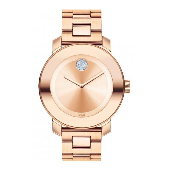 Movado BOLD with 36MM Rosetone; 3600086