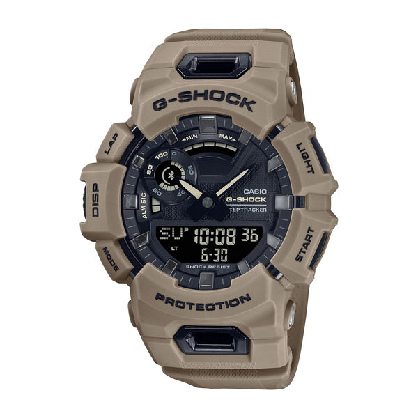 G-Shock Bluetooth Connected with 51X48 MM Grey Round Dial Resin Band Strap; GBA900UU-5A