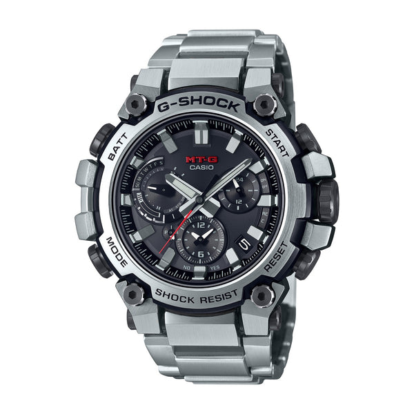 G-Shock MT-G Connected 51MM Solar Powered Stainless Steel Watch; MTGB3000D-1A