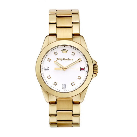 Juicy Couture with 38X38 MM White Watch Band; 1901281