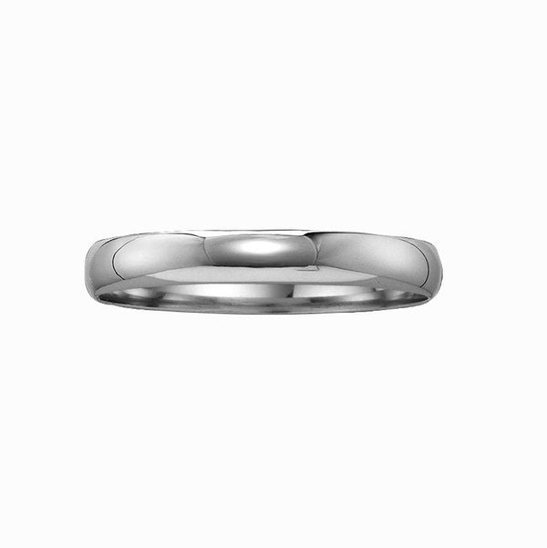 2MM Wedding Ring in 10KT White Gold