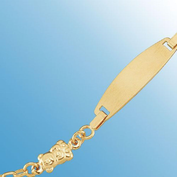 14KT Yellow Gold 6.5" ID Bracelet