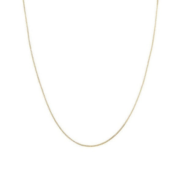 14KT Yellow Gold 16" 0.5MM Box Chain