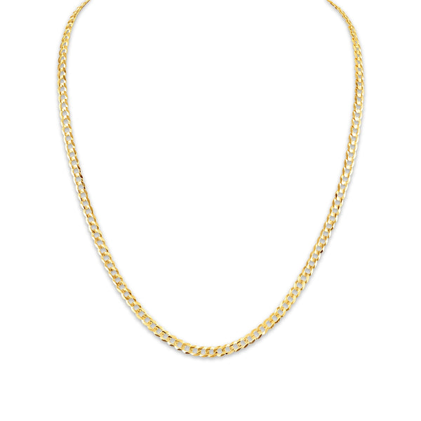 10KT Yellow Gold 20" 4.7MM Curb Chain