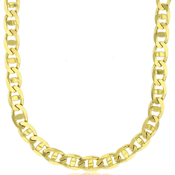14KT Yellow Gold 24" 7MM Anchor Link Chain