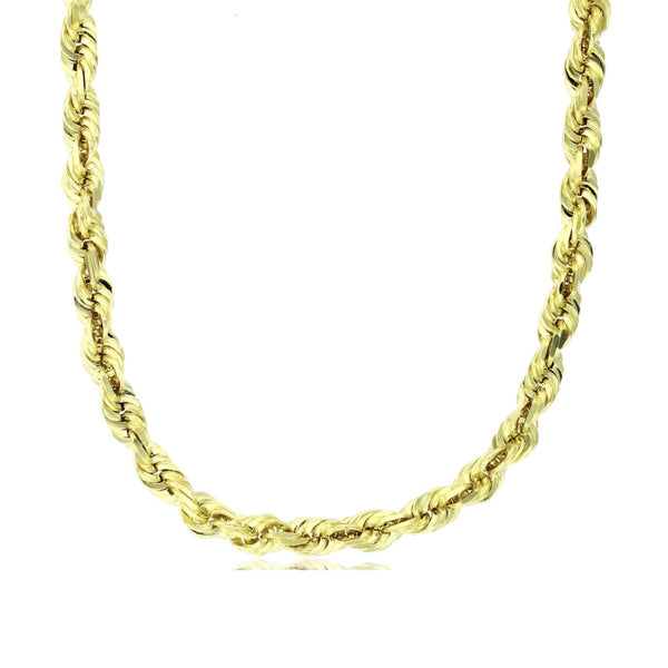 14KT Yellow Gold 24" 5.75MM Rope Chain