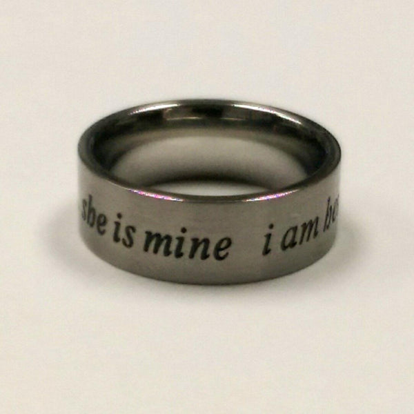 Stainless Steel Ring; Size 7