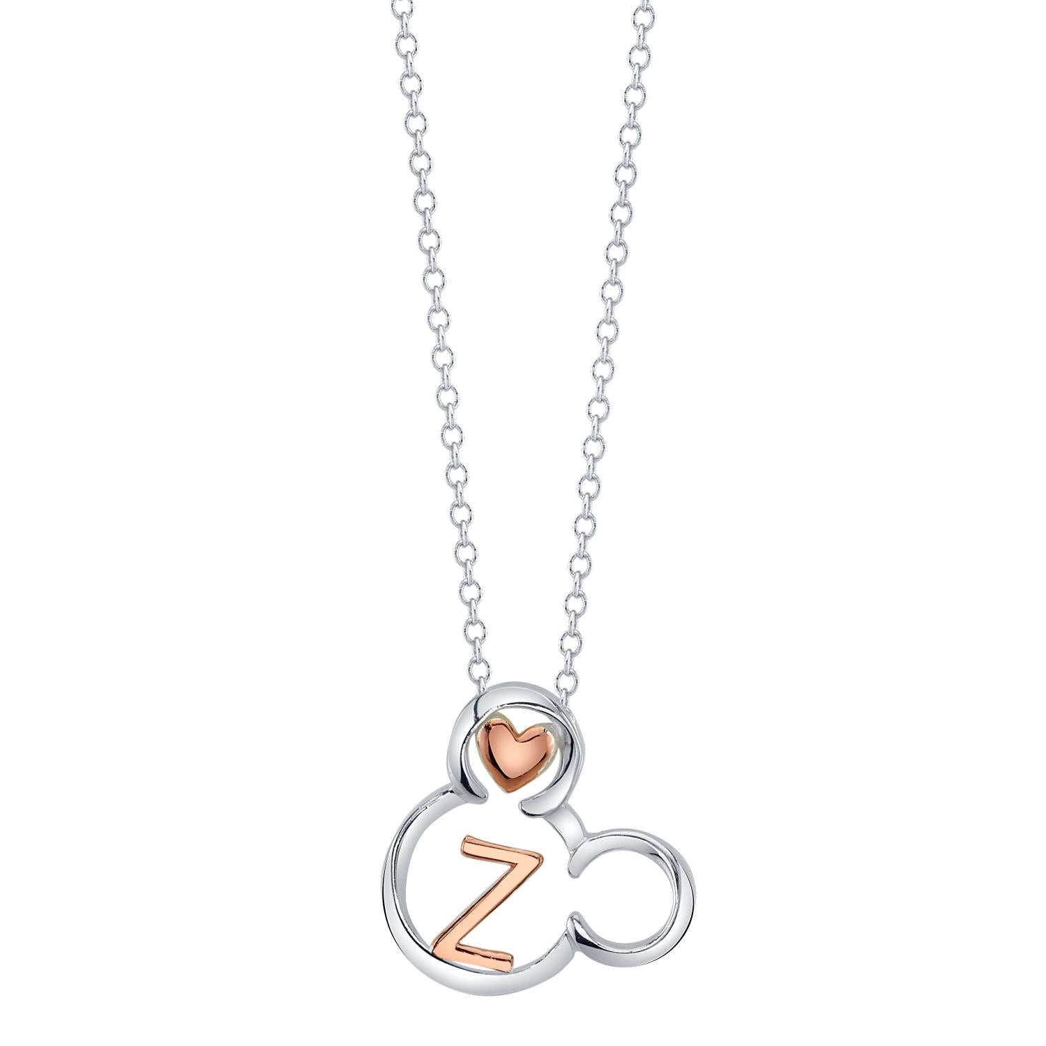 Disney initial necklace deals