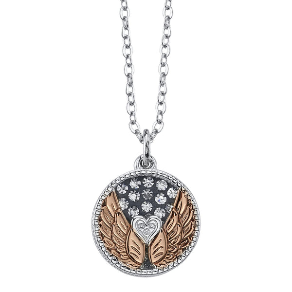 Sterling Silver Cubic Zirconia 18" Pendant