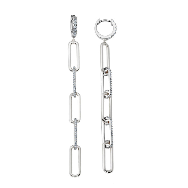 Crislu 18KT Yellow Gold Plated Sterling Silver Round Cubic Zirconia Fashion Earrings