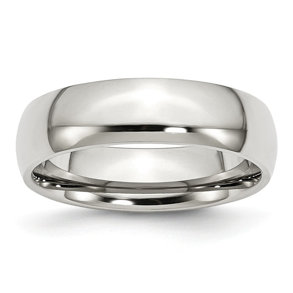 6MM Wedding Ring in Stainless Steel