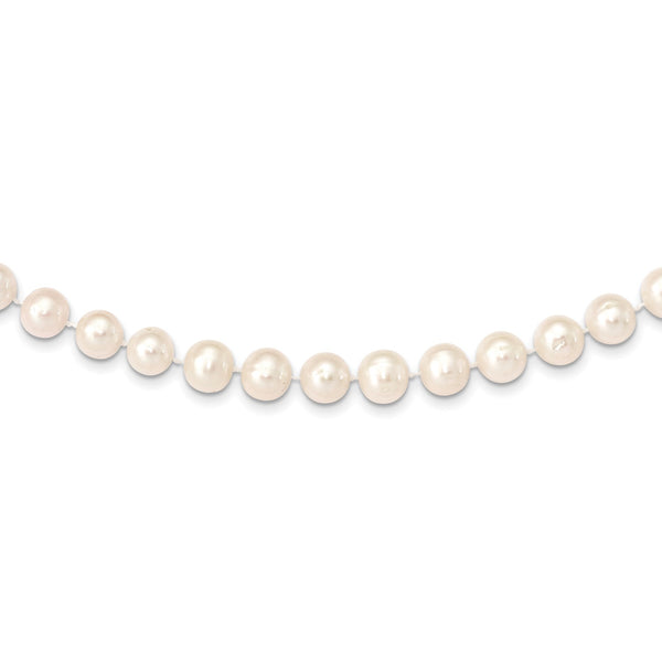 9X10MM Near Round Pearl Strand 24" Necklace in 14KT Yellow Gold