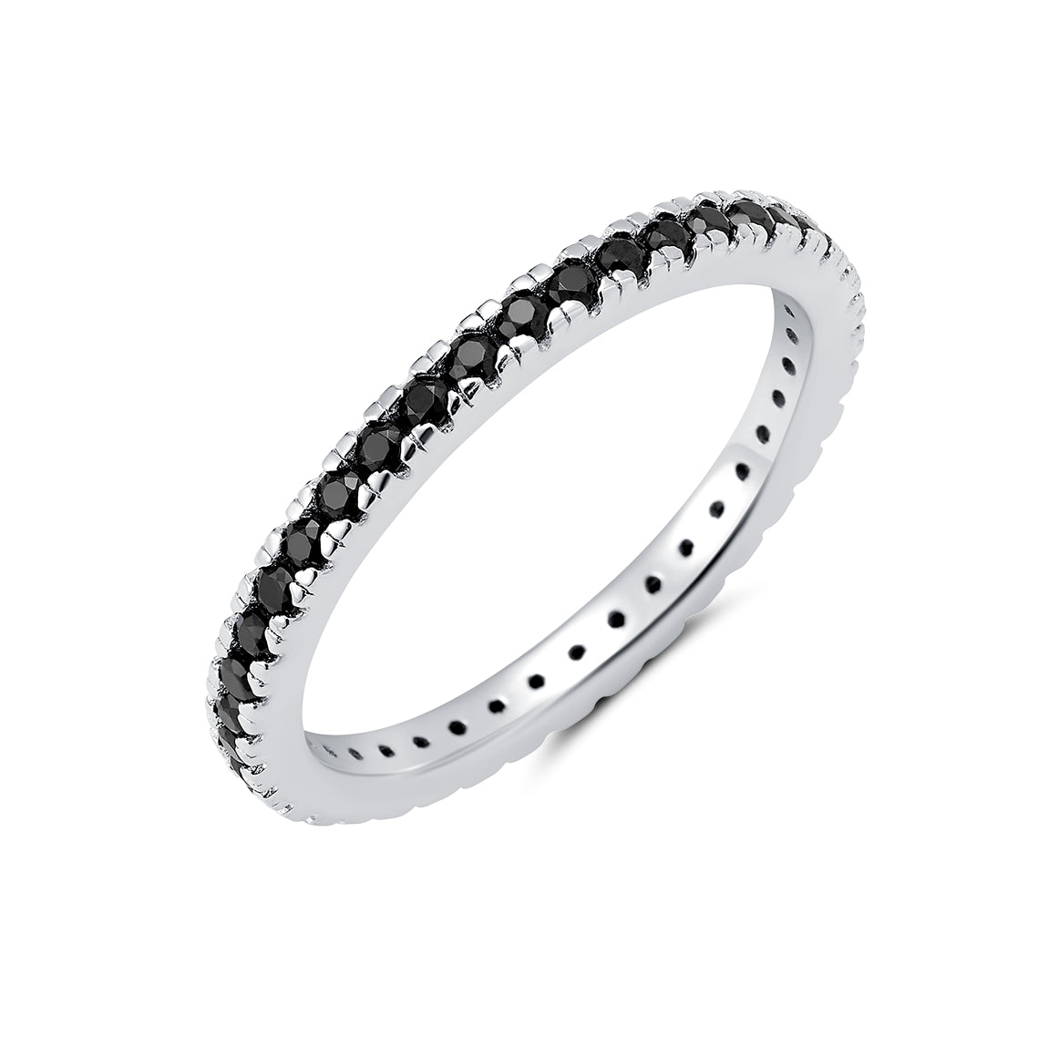 Platinum cz eternity bands store