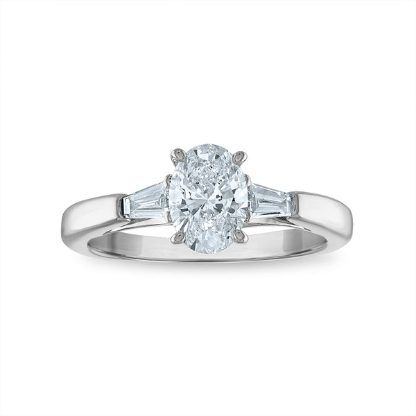 Signature EcoLove Diamond Dreams 1 1/5 CTW Lab Grown Diamond Engagement Ring in 14KT White Gold