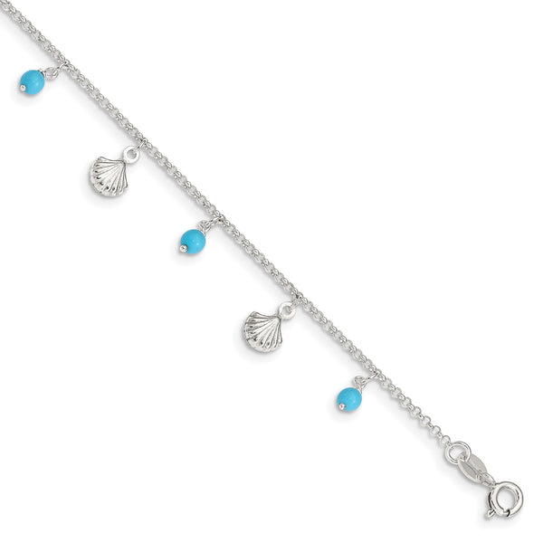 Sterling Silver 10" Anklet