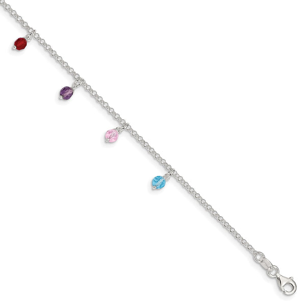 Sterling Silver 10" Anklet