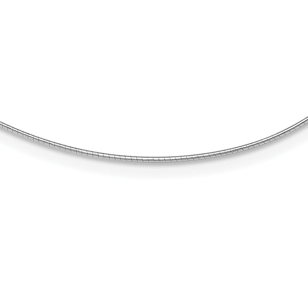 Sterling Silver 16" 1MM Lobster Clasp Cubetto Necklace