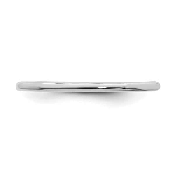 Sterling Silver 1.5MM Stackable Ring; Size 7