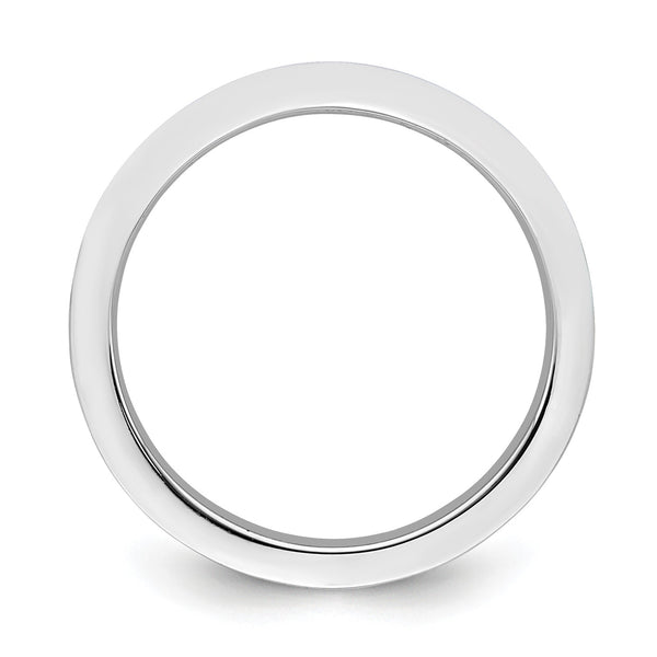Sterling Silver 2.25MM Stackable Enamel Ring; Size 7