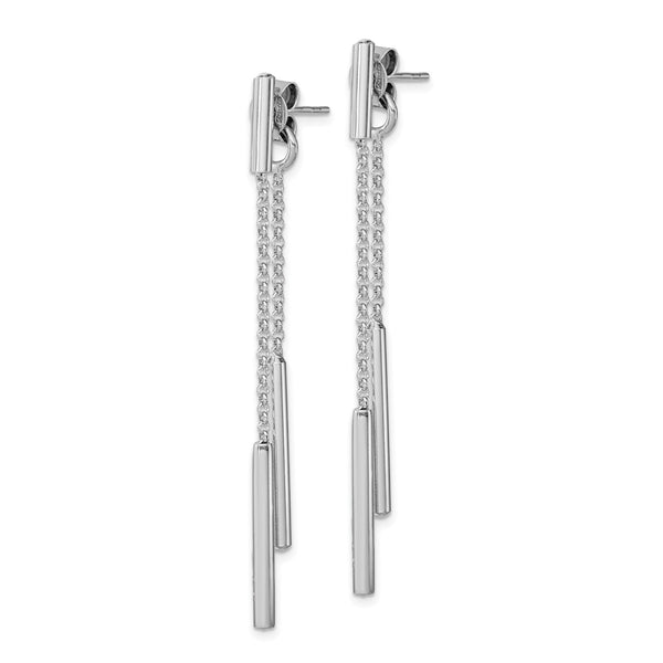Sterling Silver 60X2MM Drop & Dangle Earrings