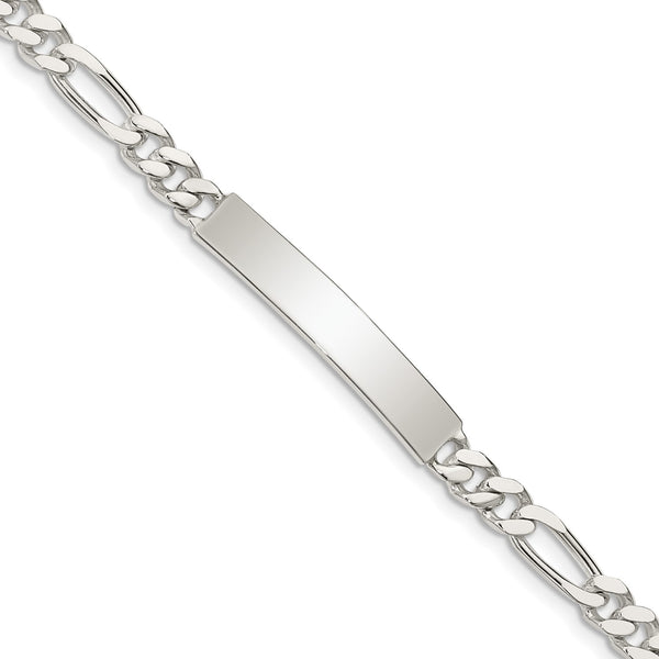Sterling Silver 7.5" 5MM ID Figaro Bracelet