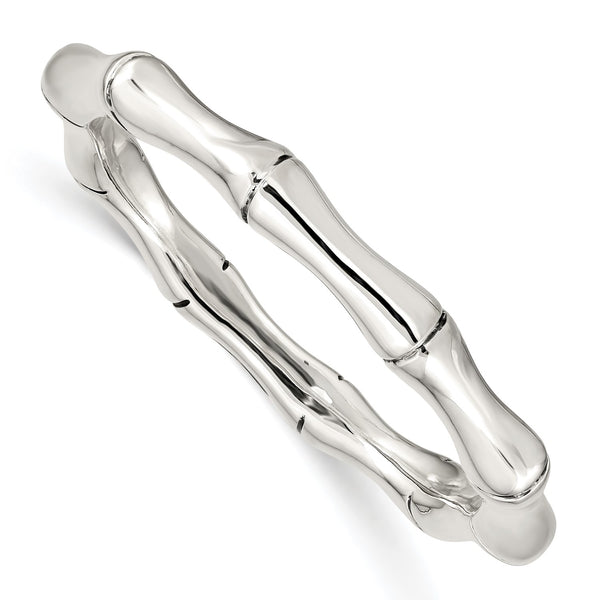 Sterling Silver 7.75" Bangle Slip-On Bracelet