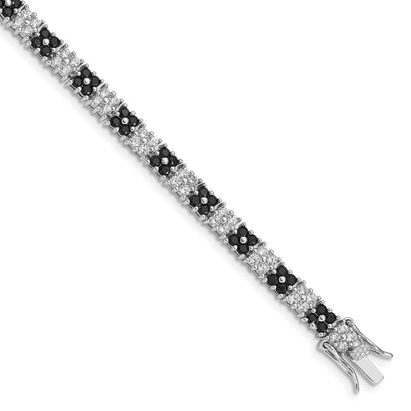 Sterling Silver Cubic Zirconia 7" 5MM Tennis Bracelet