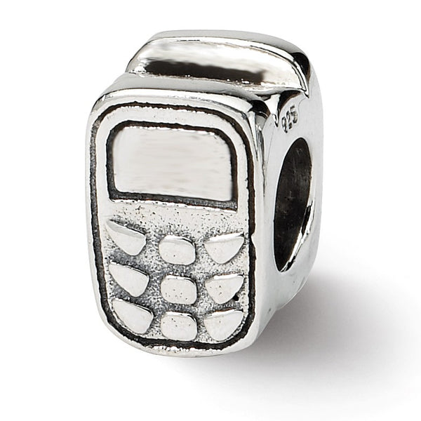 Sterling Silver Reflections Cell Phone Bead