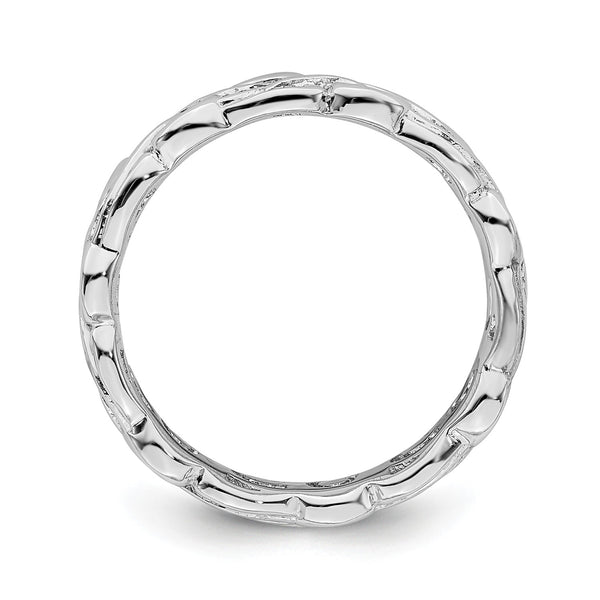 Sterling Silver Stackable Expressions Polished Ring