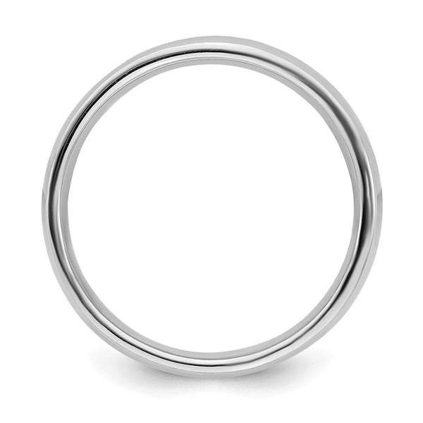 Sterling Silver Stackable Expressions Rhodium Polished Ring