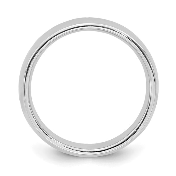 Sterling Silver Stackable Expressions Rhodium Polished Ring