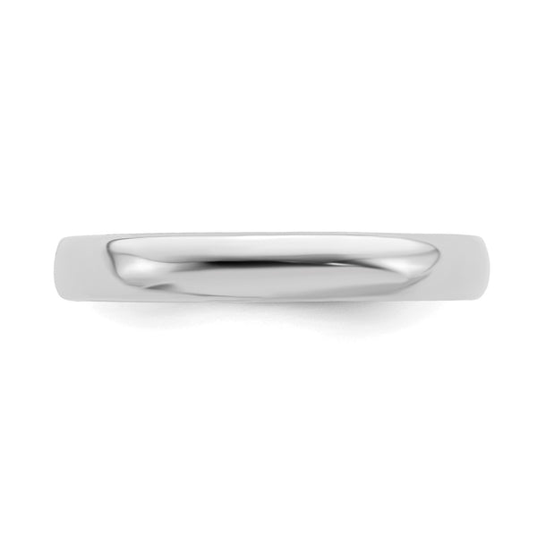 Sterling Silver Stackable Expressions Rhodium Polished Ring