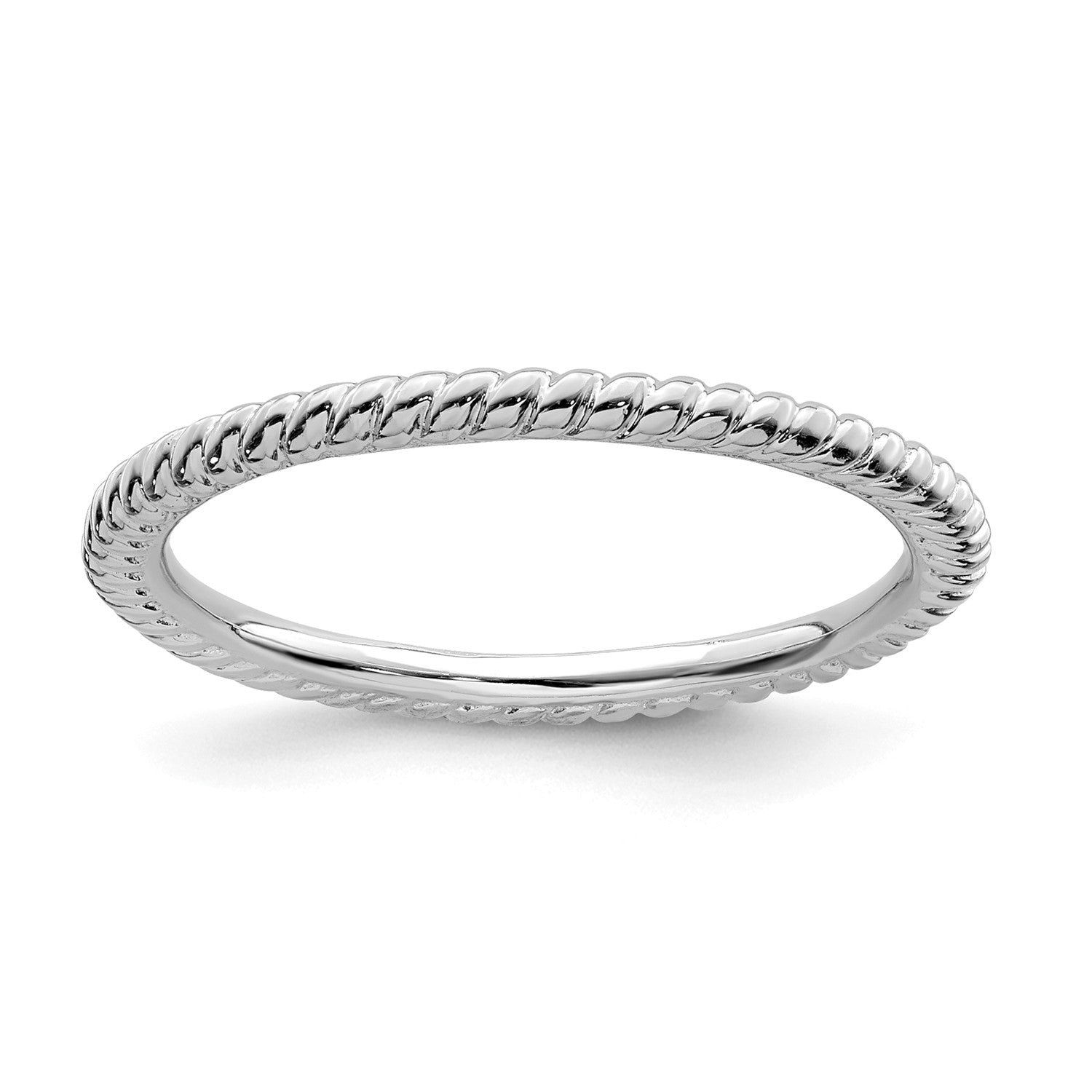 Sterling Silver Stackable Expressions Sky Blue Topaz Twist Ring Sterling Silver Stackable Expressions Sky Blue Topaz Twist Ring
