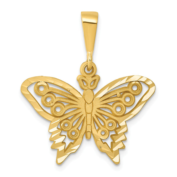 14k Butterfly Charm