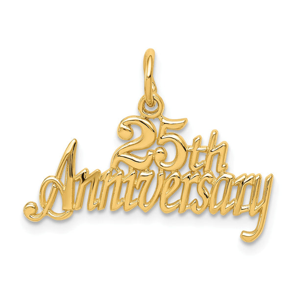 14k 25th Anniversary Charm