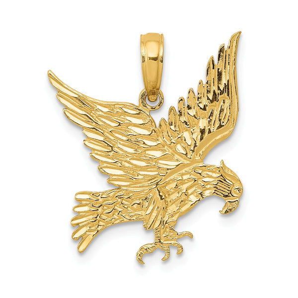 14KT Yellow Gold 20X19MM Eagle Charm
