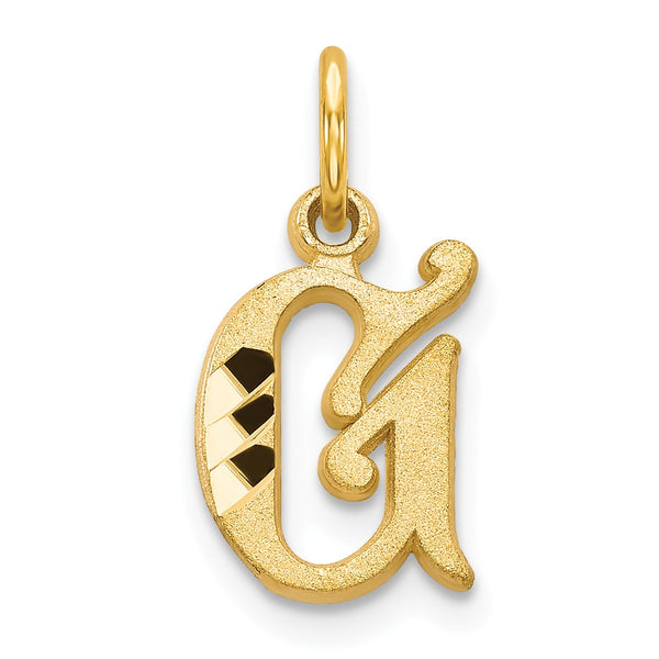 14k Initial G Charm